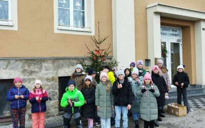 Zdobení vánočního stromečku